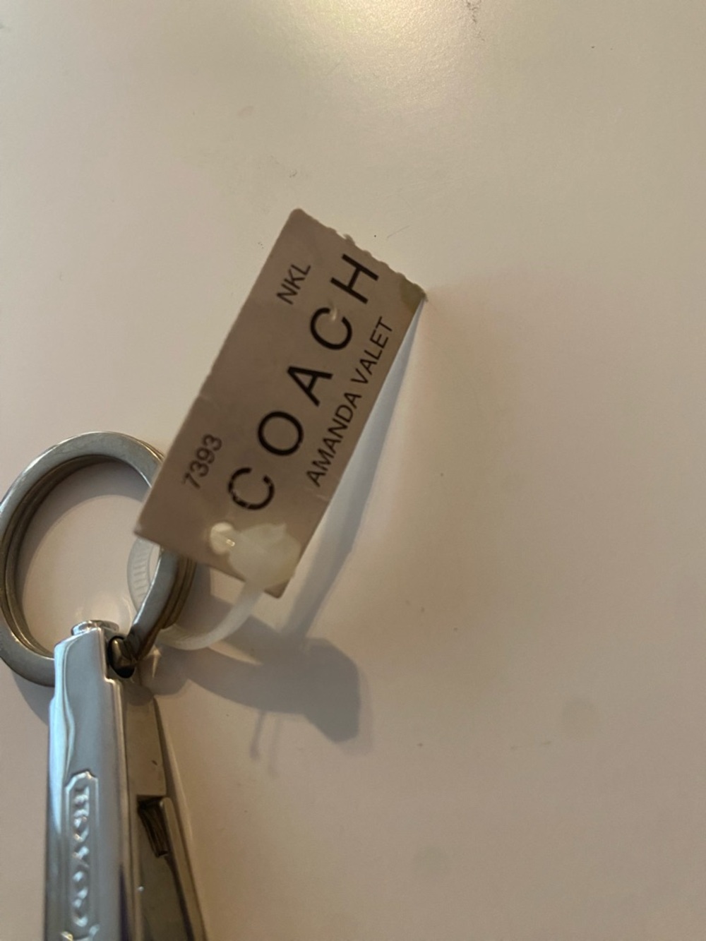 COACH Silver Key Ring Fob!! - Picture 4 of 5